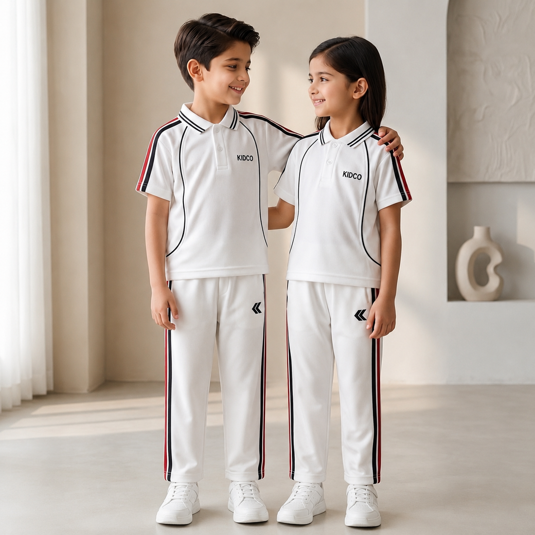 Kidco white multi strips
