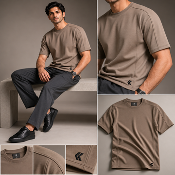 Kman Textured Tee Choco