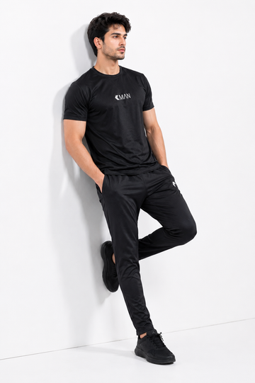 Kman Mesh black tracksuit
