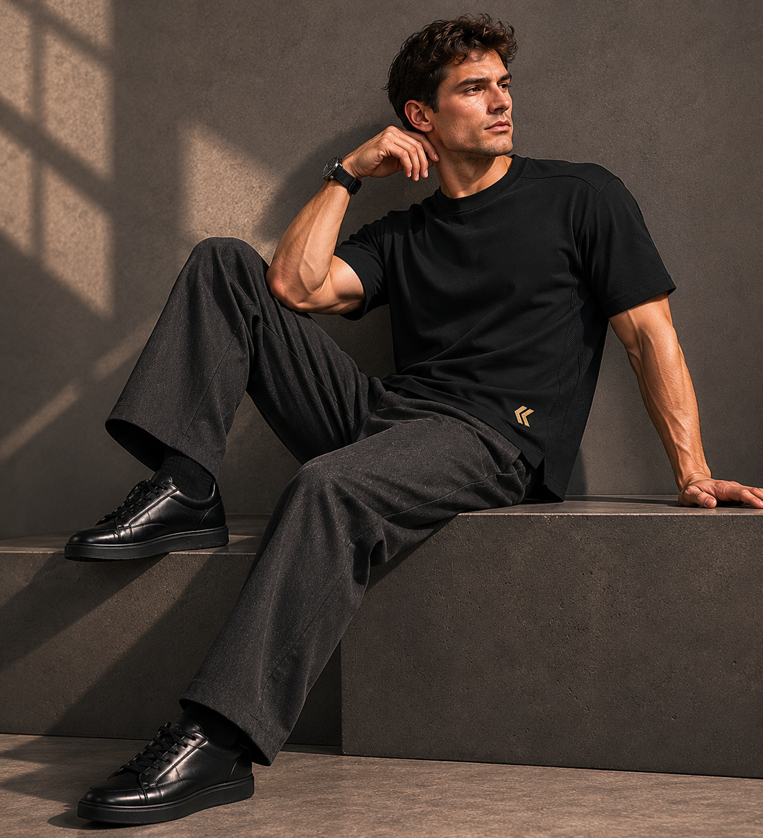 Kman Textured Tee black