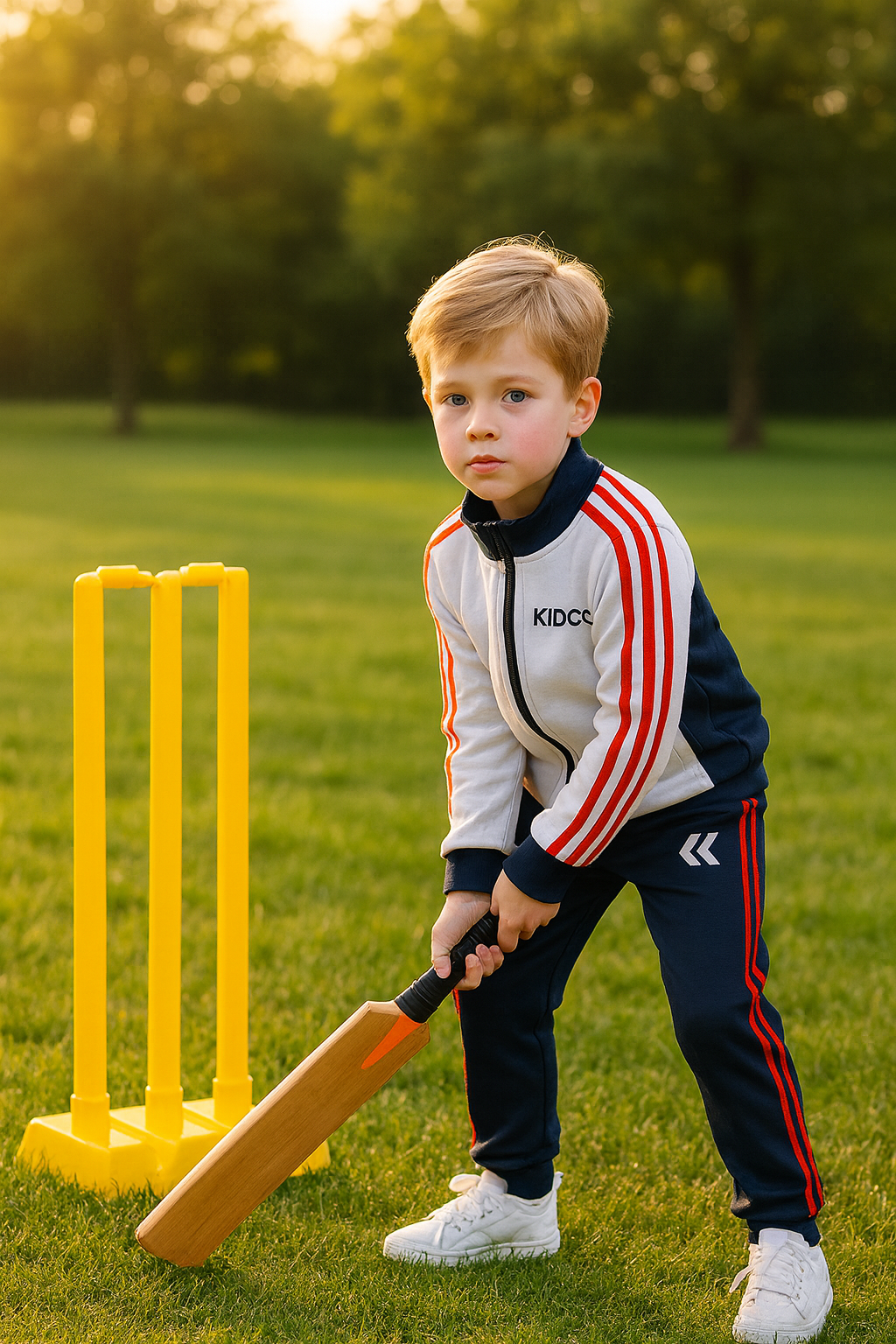 KIDCO WHITE RED TRI LINNER