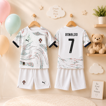 Portugal Ronaldo White Kit
