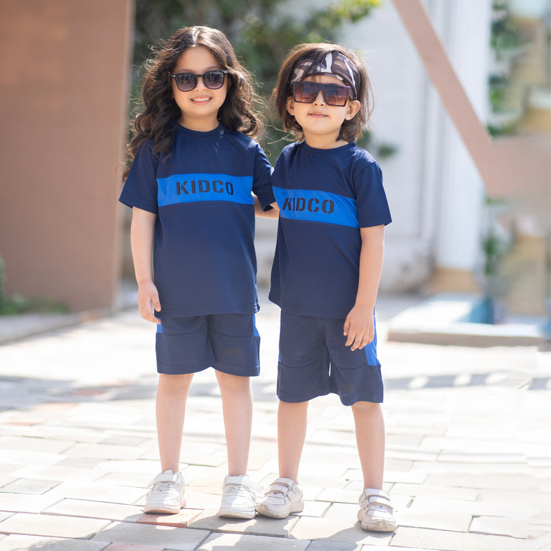 KIDCO MESH NAVY BLUE SHORTS