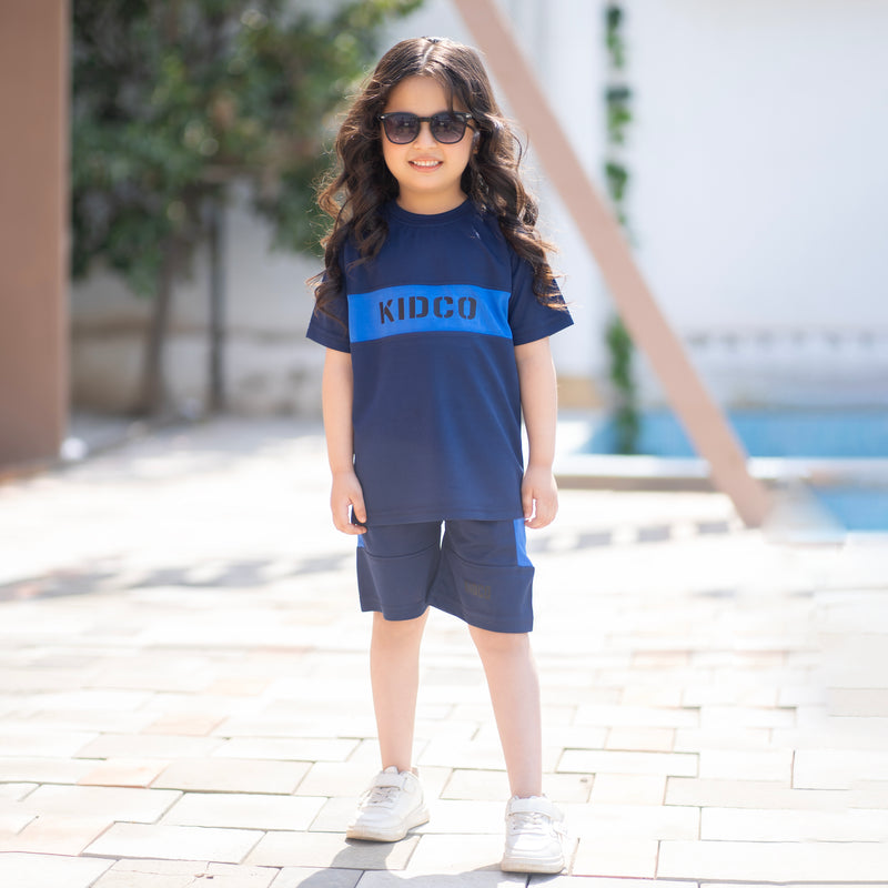 KIDCO MESH NAVY BLUE SHORTS