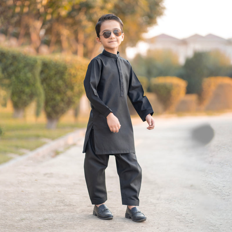 BLACK BAN EMB SHALWAR KAMEEZ