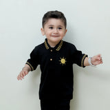 Black exclusive polo