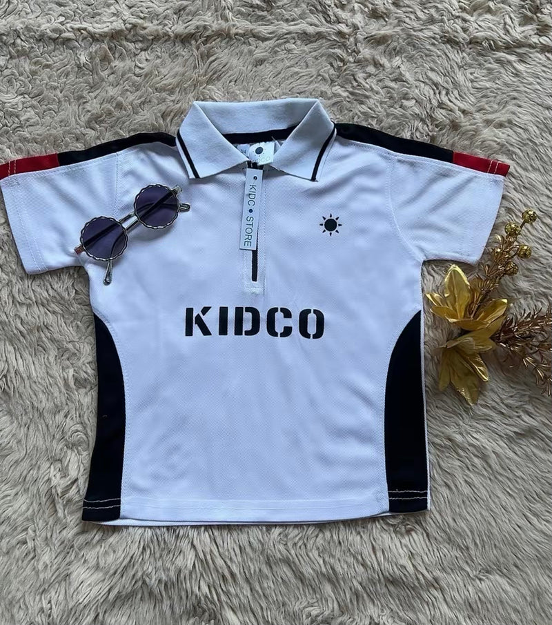 KIDCO premium white polo