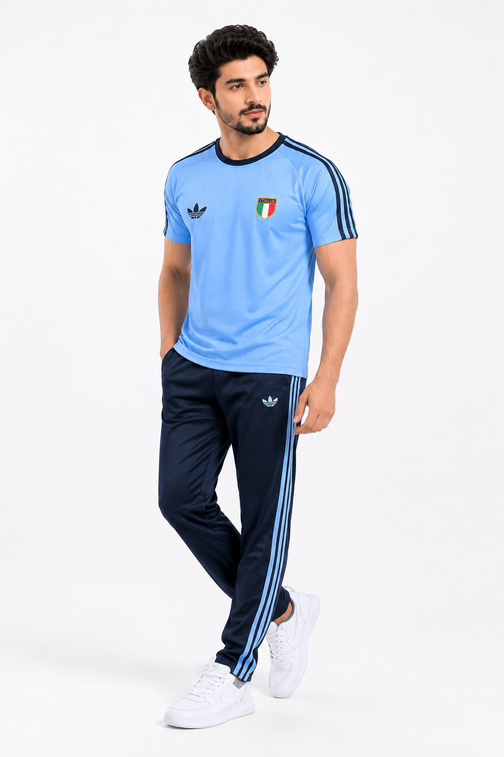 Adi Mesh Sky blue Tracksuit