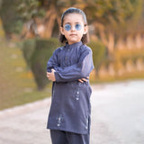 PURPLE EMB SHALWAR KAMEEZ