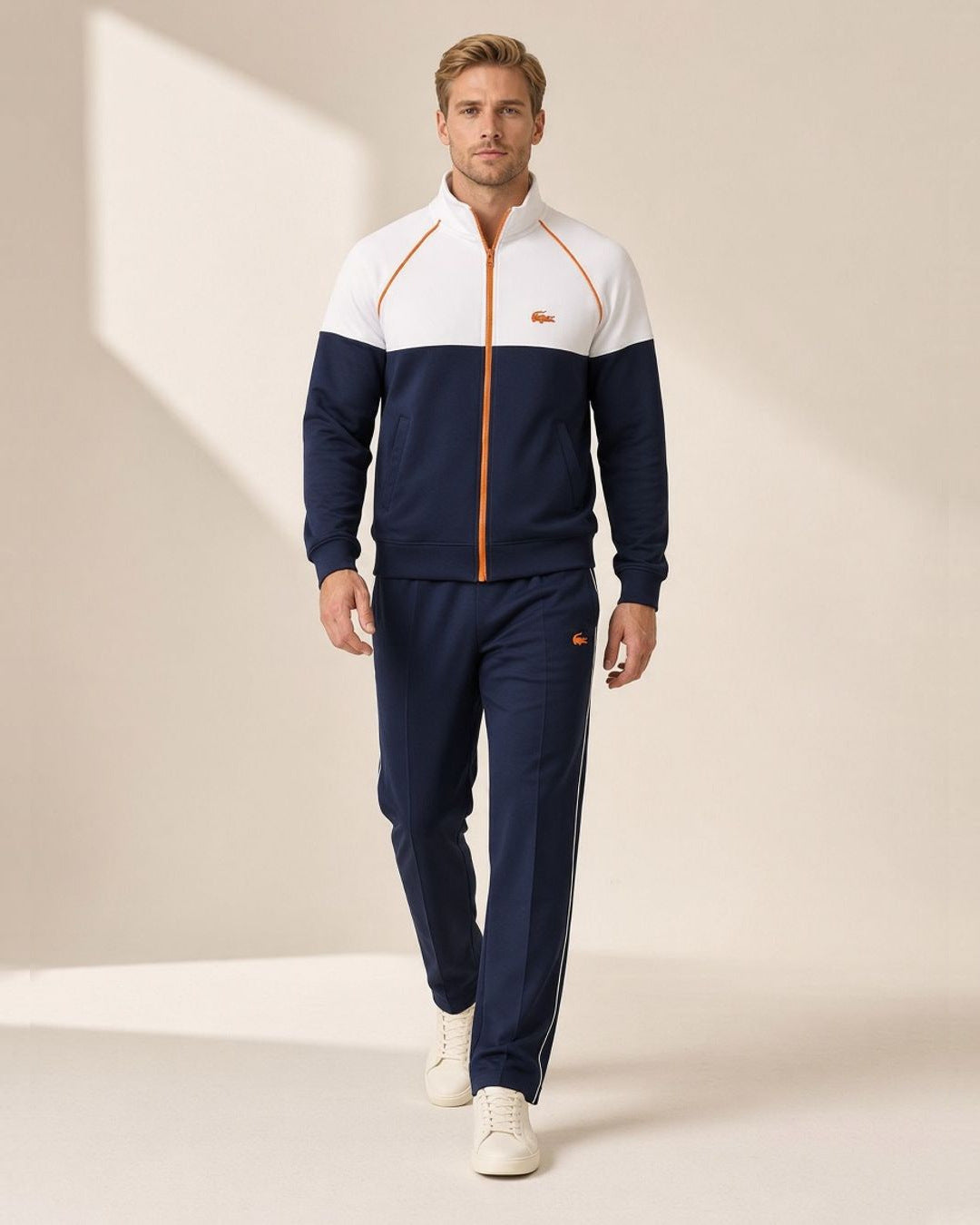 KIDCO Premium Men’s Winter Tracksuit – Navy White
