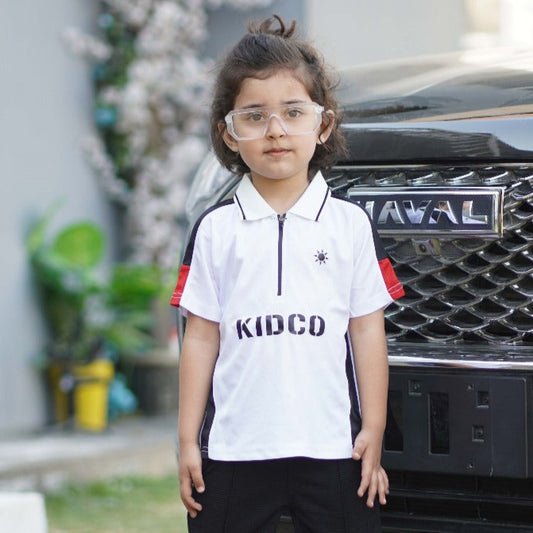 KIDCO premium white polo