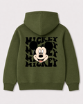 Olive green hoodie back 1118