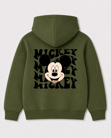 Olive green hoodie back 1118