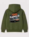 Olive green hoodie back 1121