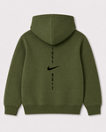 Olive green hoodie back 1211