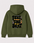 Olive green hoodie back 1227