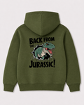 Olive green hoodie back 1300