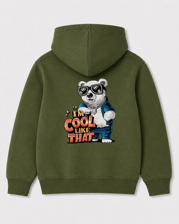 Olive green hoodie back 1506