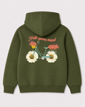 Olive green hoodie back 1516