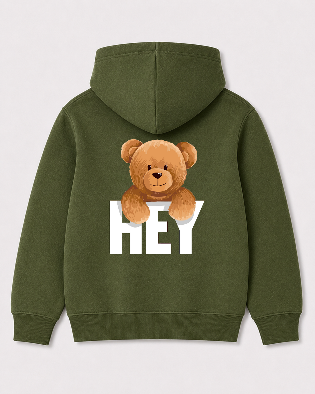 Olive green hoodie back 1520