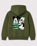 Olive green hoodie back 1536