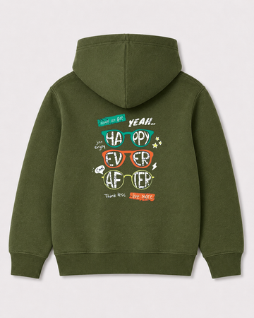 Olive green hoodie back 2123