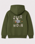 Olive green hoodie back 2130