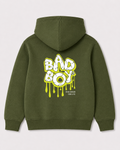 Olive green hoodie back 2199