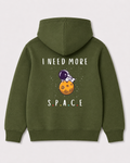 Olive green hoodie back 3233