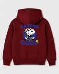 Red hoodie back 030