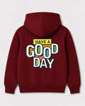 Red hoodie back 1006
