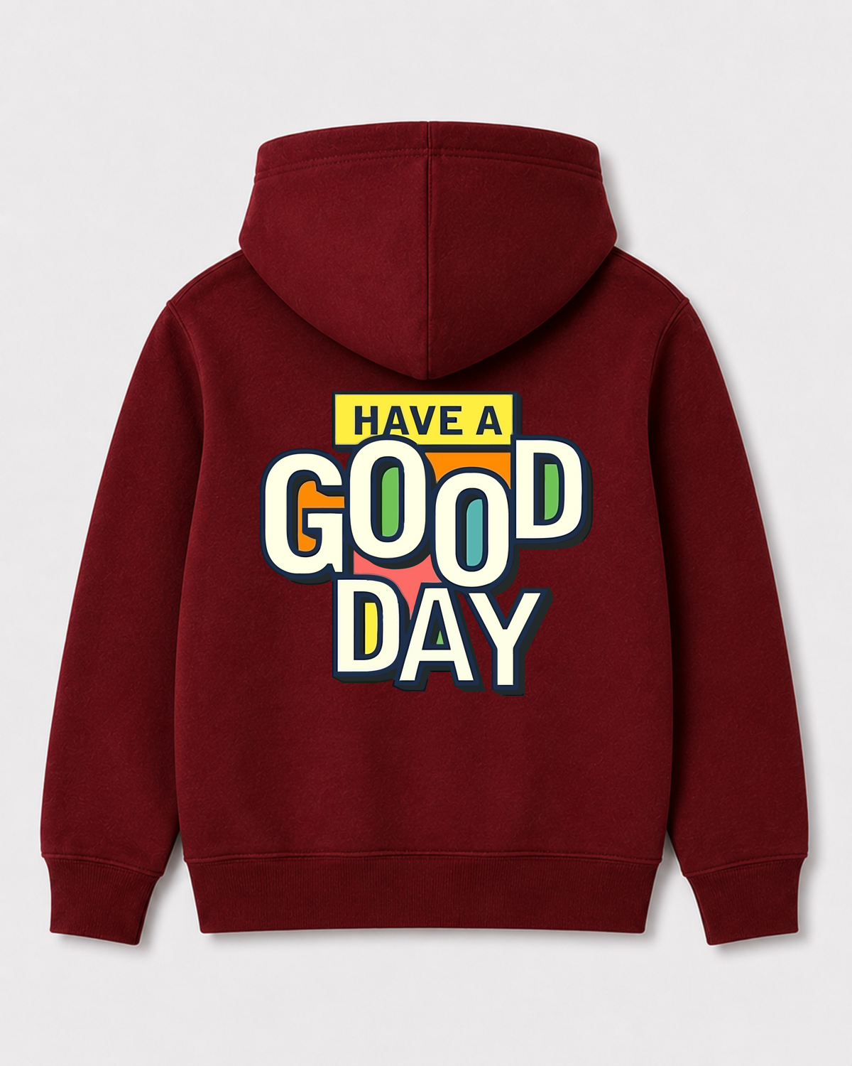 Red hoodie back 1006