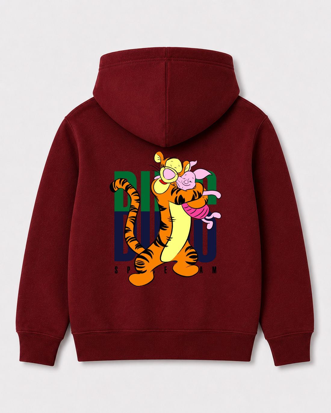 Red hoodie back 1008