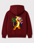 Red hoodie back 1008