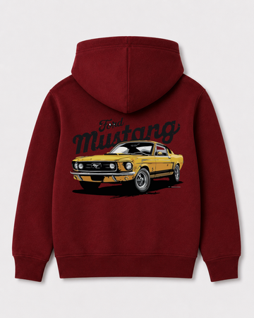 Red hoodie back 1012