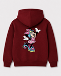 Red hoodie back 1017