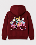 Red hoodie back 1018