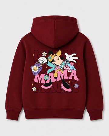 Red hoodie back 1018