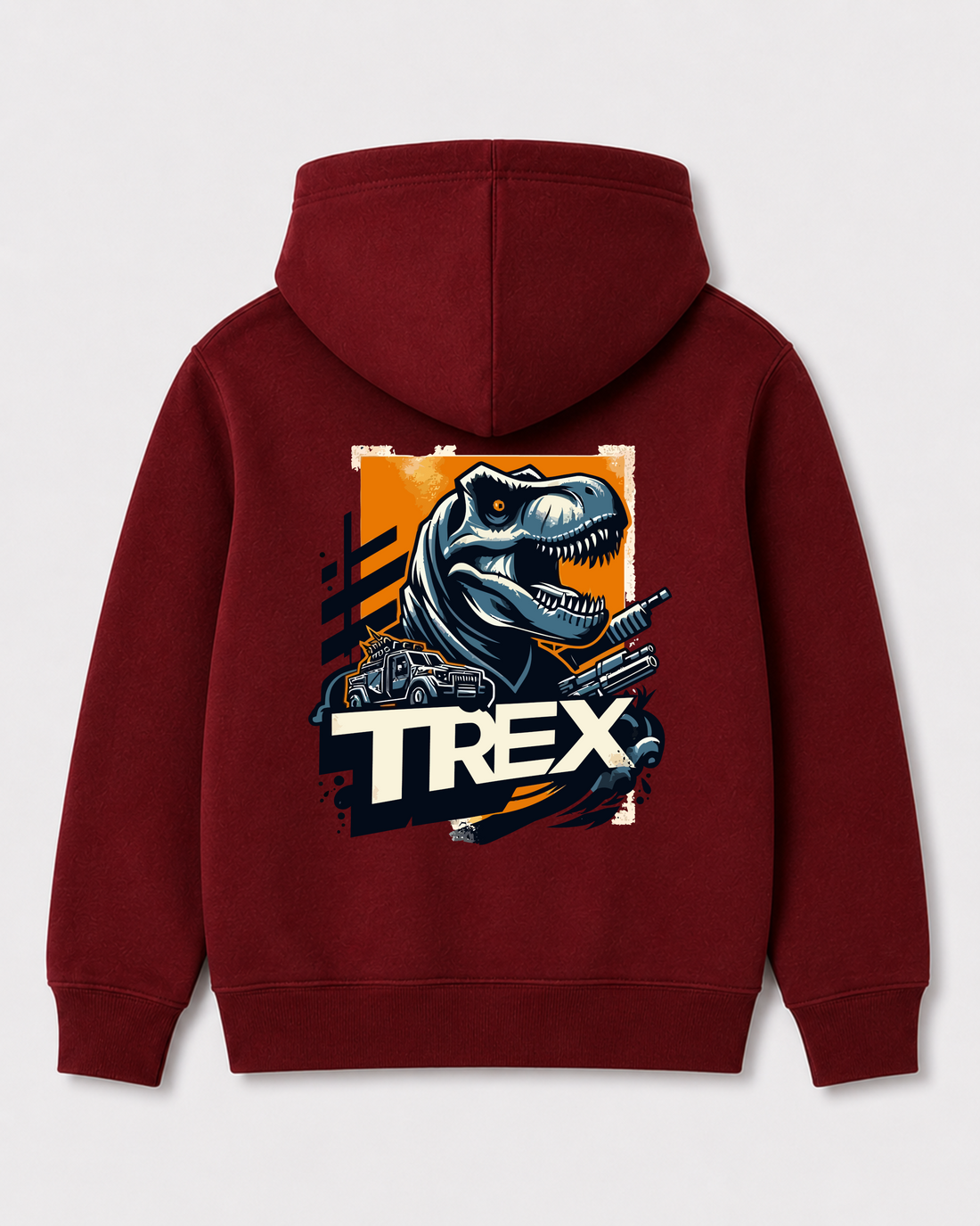 Red hoodie back 1027