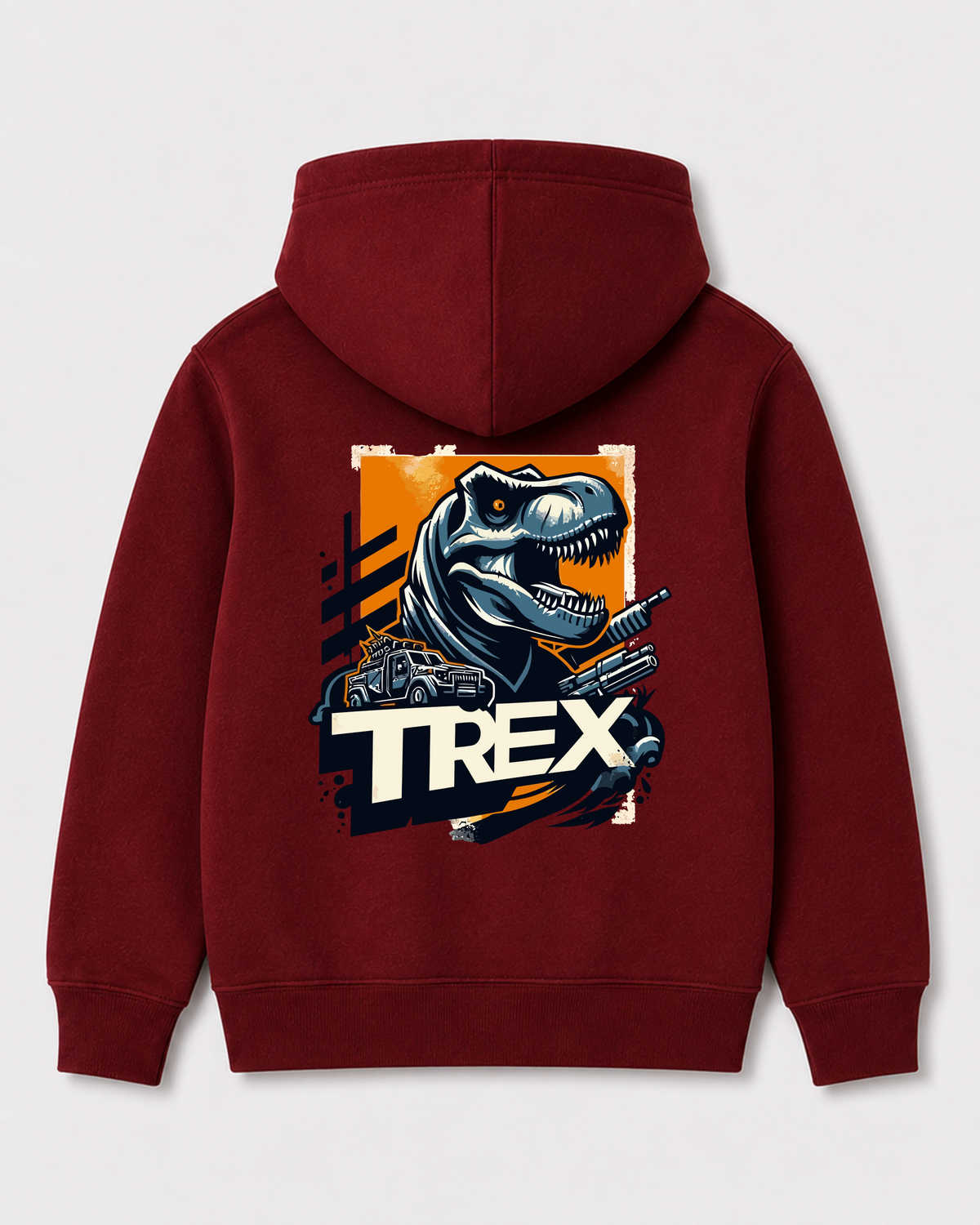 Red hoodie back 1027