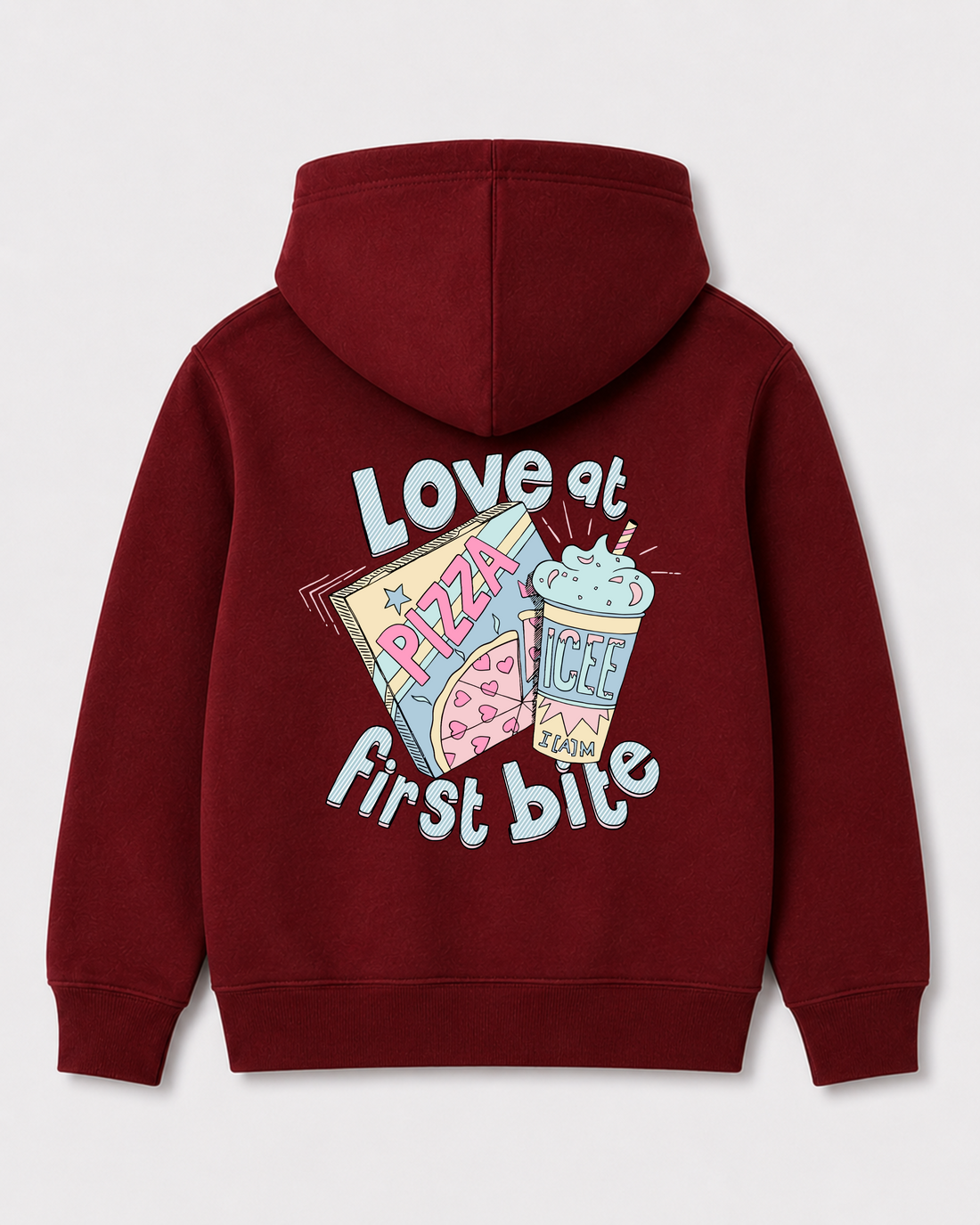Red hoodie back 1028