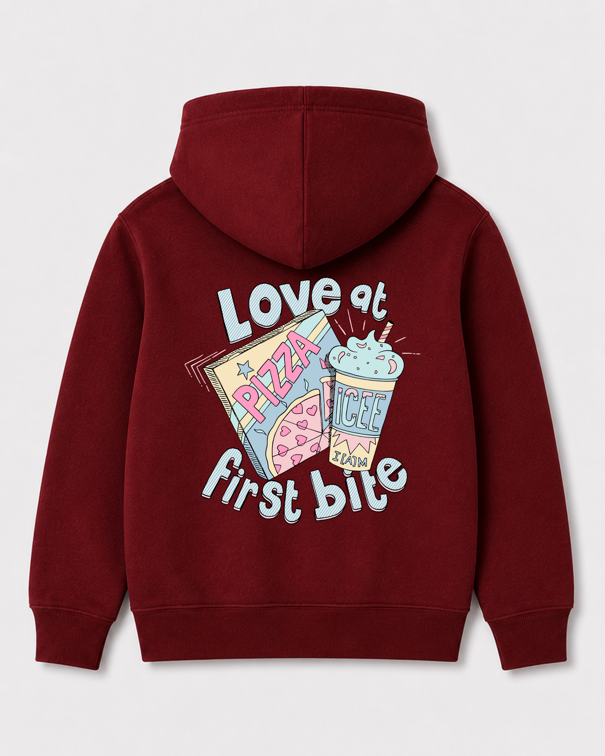 Red hoodie back 1028