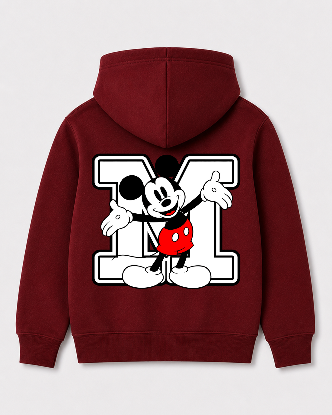 Red hoodie back 1029