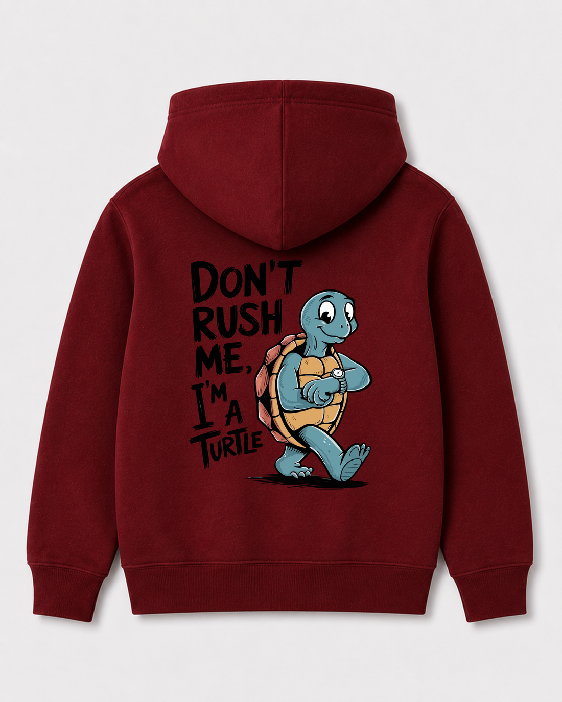 Red hoodie back 1032