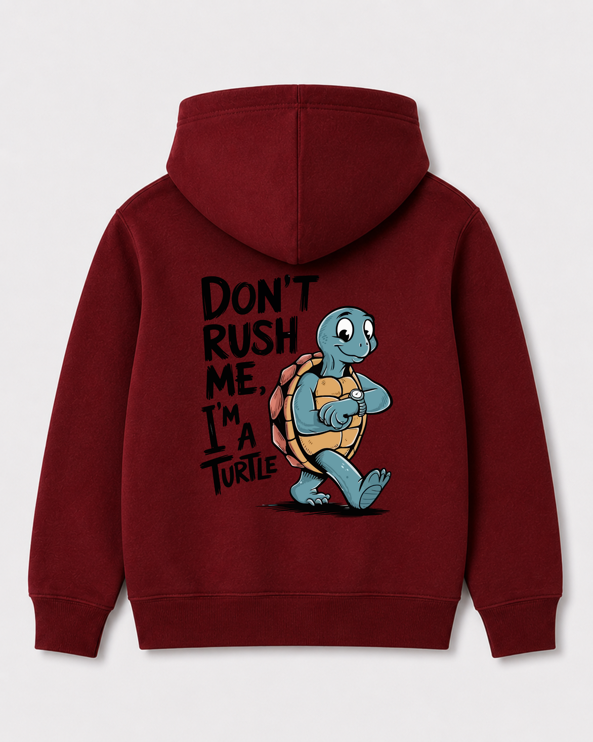 Red hoodie back 1032