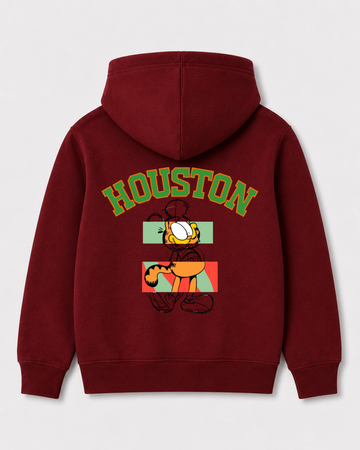 Red hoodie back 1033