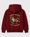 Red hoodie back 1042