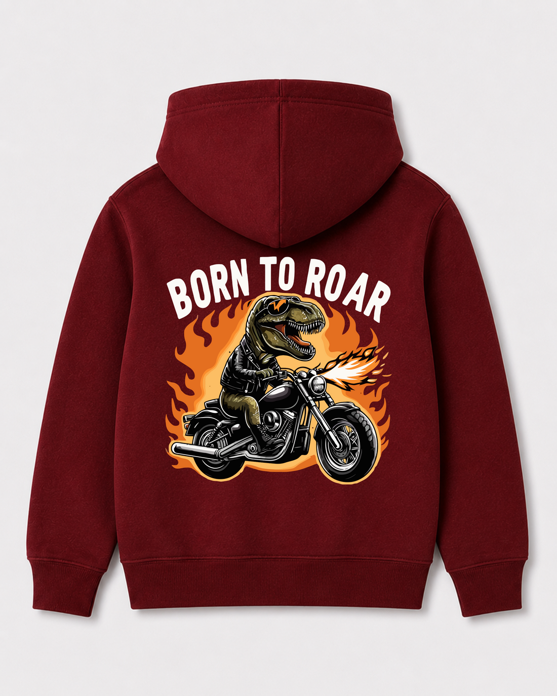 Red hoodie back 1046