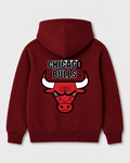 Red hoodie back 1047