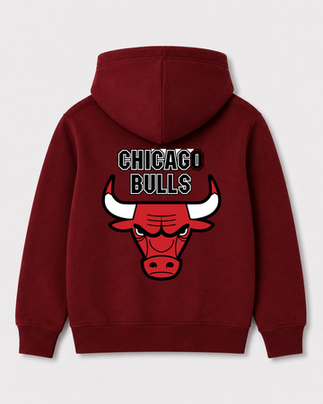 Red hoodie back 1047